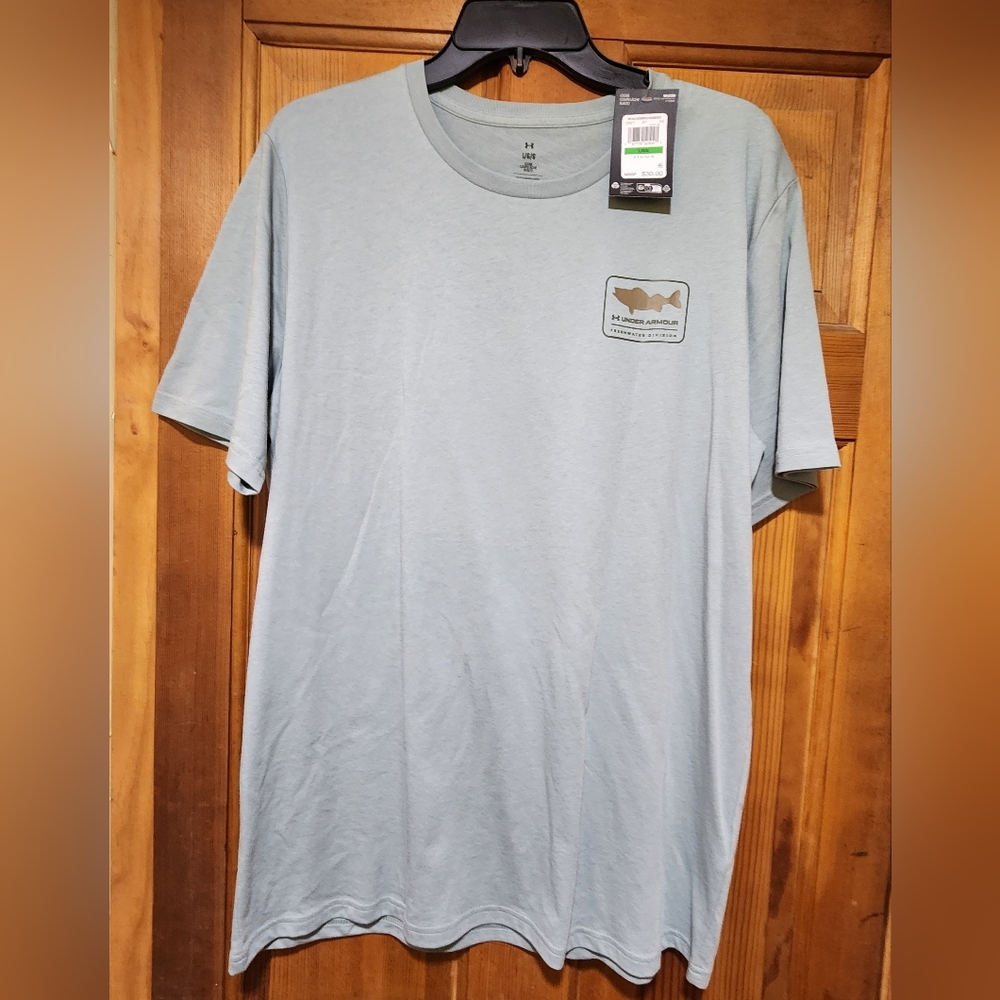 Under Armour Men's Light Green Short Sleeve Tee